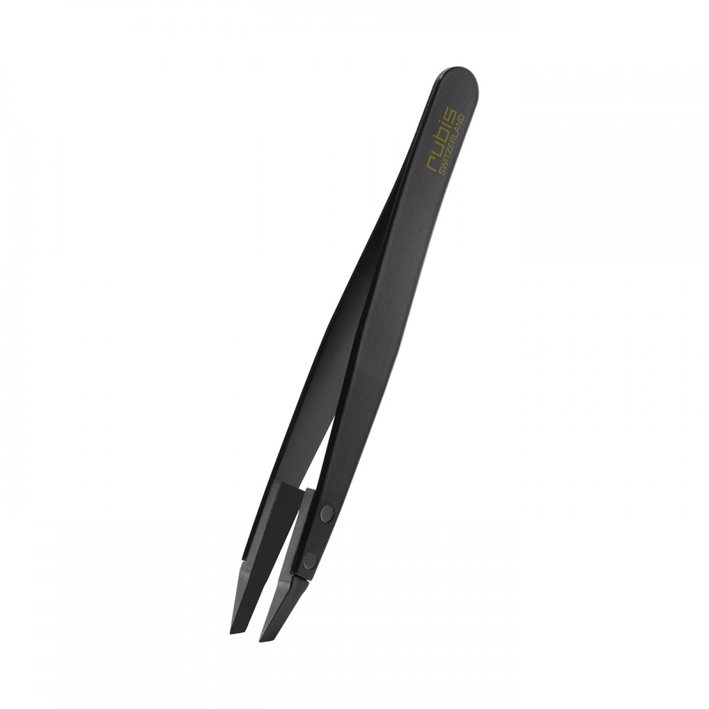 Rubis Swiss Made Classic Techno Tweezer - Black 1KS104