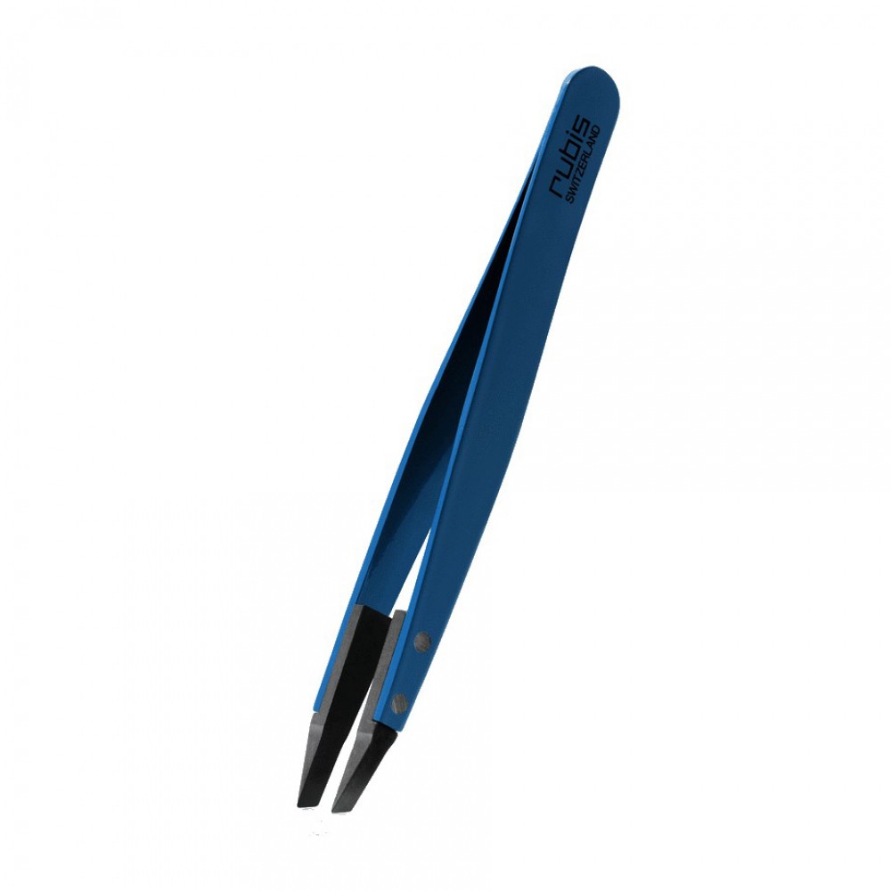 Rubis Swiss Made Classic Techno Tweezer - Blue 1KS109