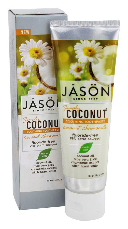 jason coconut chamomile toothpaste