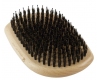 Kent Pure Flow Bristle/Nylon Mix Military Style Brush Wooden Hairbrush LPF3