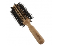 Kent Pure Flow Large Vented 70mm Bristle/Nylon Mix Round Wooden Hairbrush LPF5